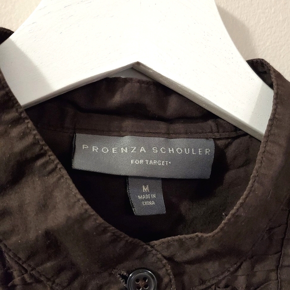 Proenza Schouler for Target - Chocolate Brown Blouse - Size M - Picture 3 of 5